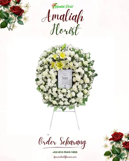 Krans Bunga Duka Kreo